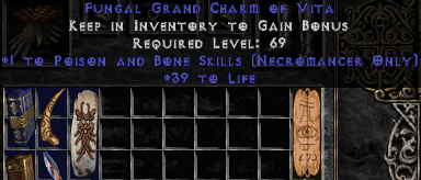 Necromancer P and B With Life Skill Charm